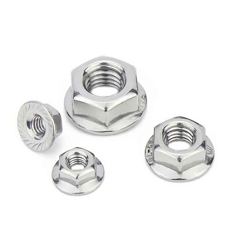 Kylmätaivutettu kuusikulmamutteri laipalla