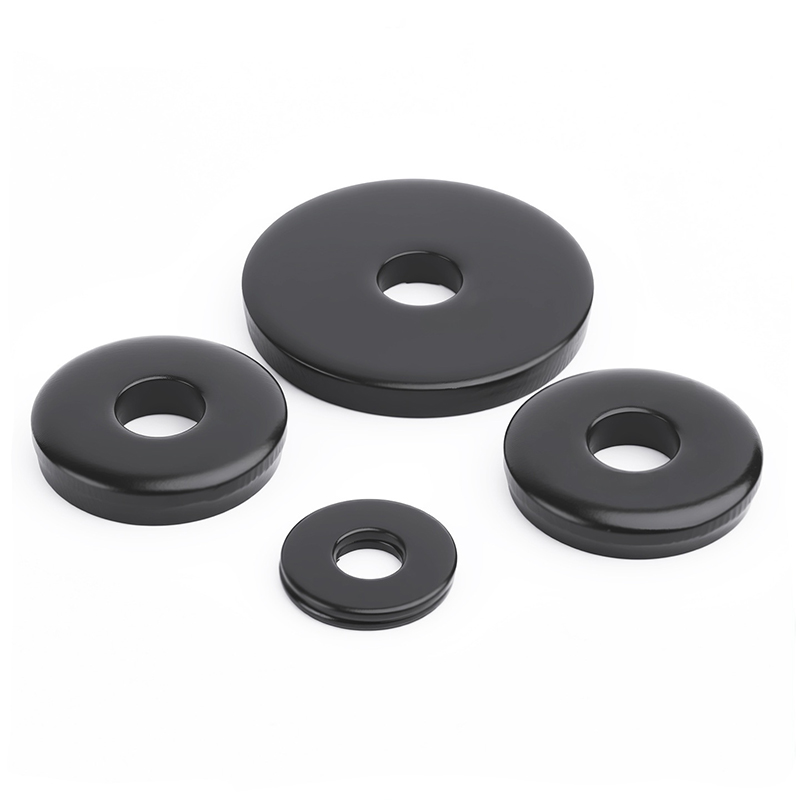 Raskas hiiliteräksinen litteä aluslevy