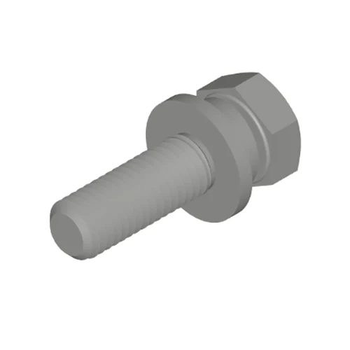 Hexagon Head Bolt Spring ja tavallinen pesukoneiden kokoonpanot