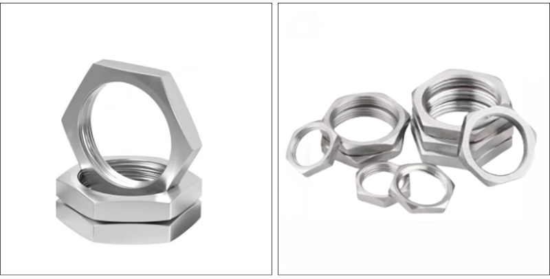 Hexagon pipe nuts with thread