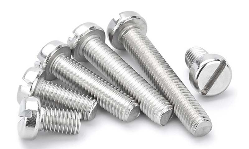 Slotted pan head screws