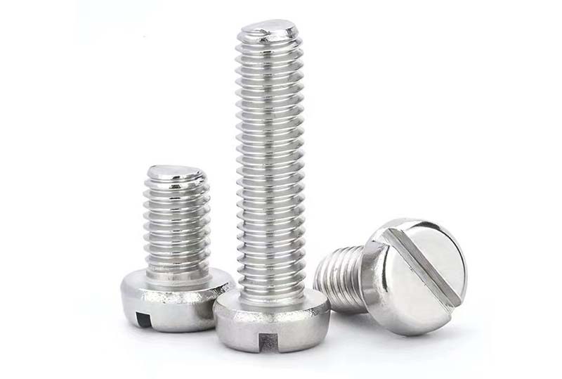 Slotted raised countersunk head screws