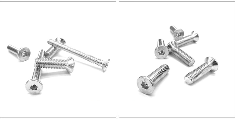 Allen head countersunk screws