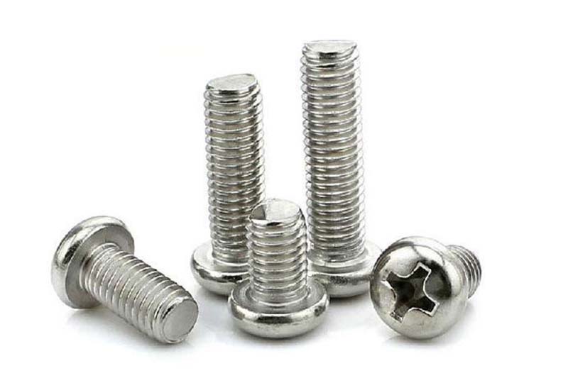 Cross recessed pan head screws with collar