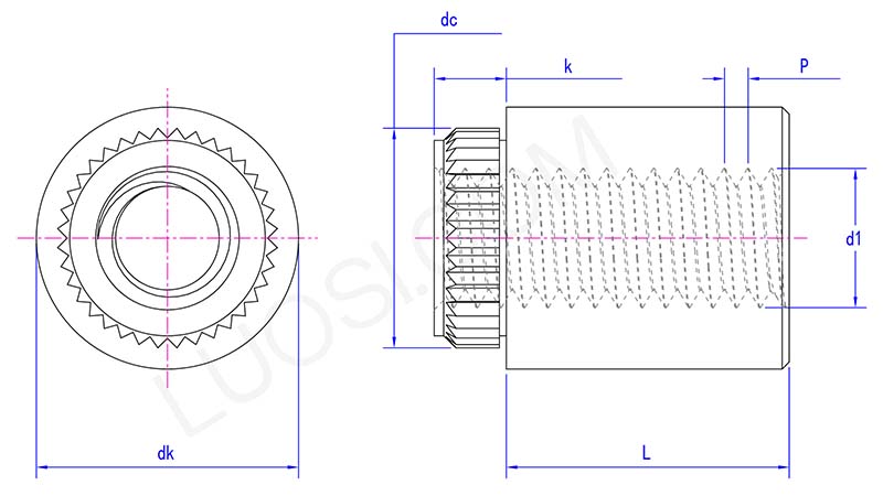 captive fastener broaching standoff parameter